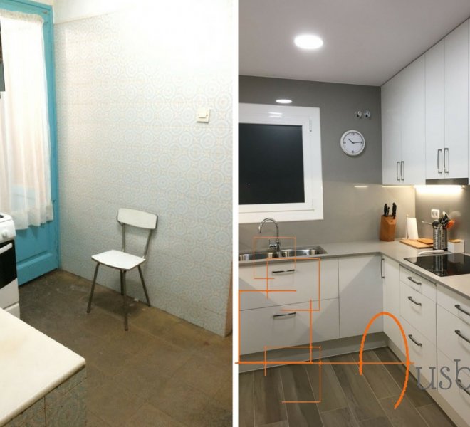 concina reformada ante despues